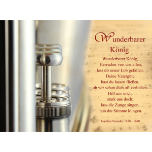 Glückwunschkarte „Wunderbarer König“